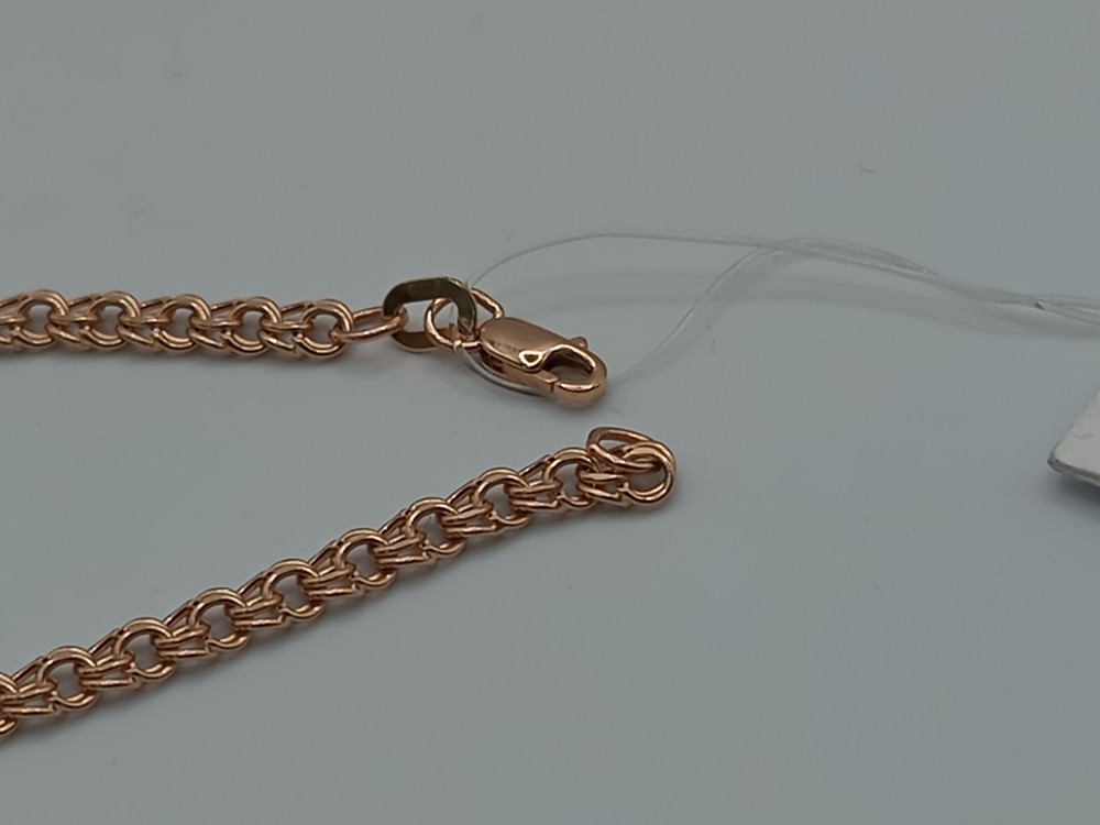 БРАСЛЕТ ПУСТОТЕЛЫЙ Бисмарк (Au 585)