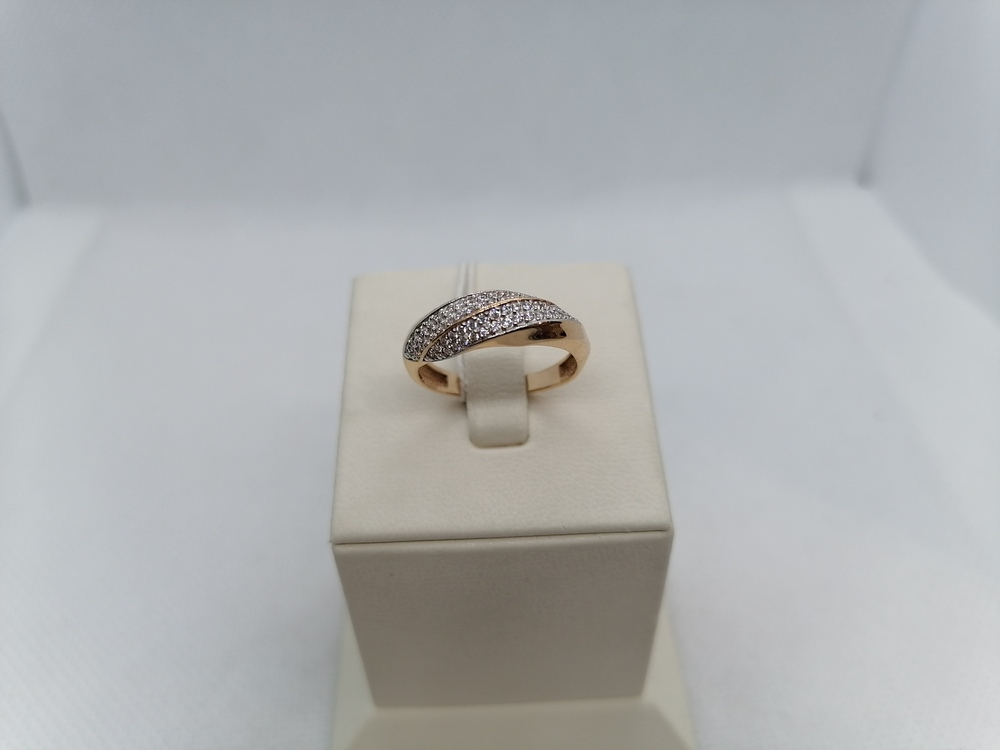 КОЛКМИ585 КОЛЬЦО С КАМНЯМИ (Au 585)