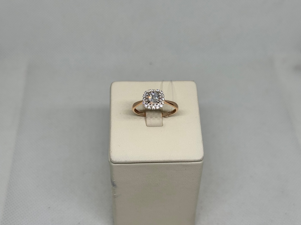 КОЛЬЦО С КАМНЯМИ (Au 585)