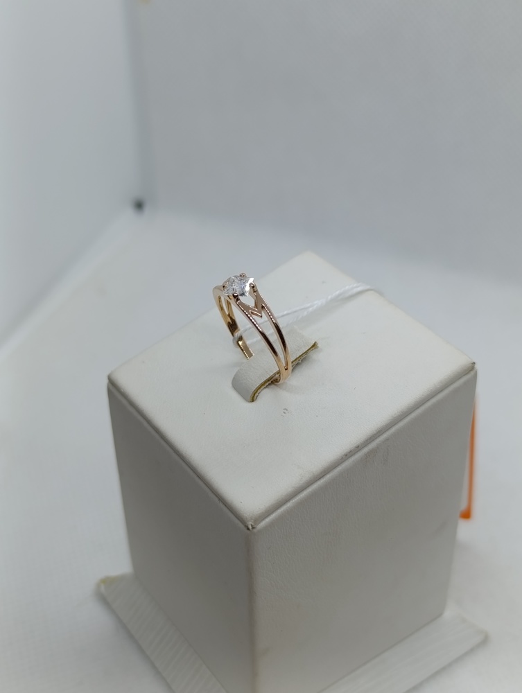 КОЛЬЦО С КАМНЕМ (Au 585)