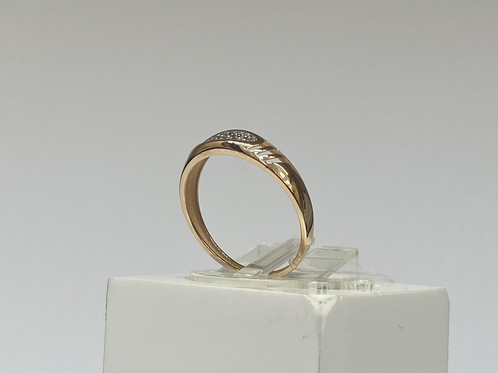 КОЛЬЦО С КАМНЯМИ (Au 585)