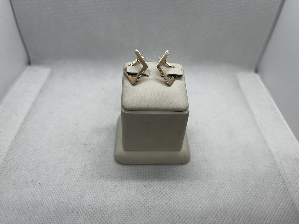 СЕРЬГИ БЕЗ КАМНЯ (Au 585)