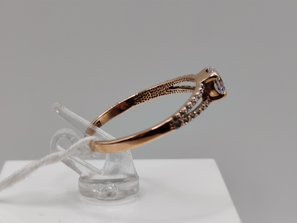 КОЛКМИ375 КОЛЬЦО С КАМНЯМИ (Au 375)