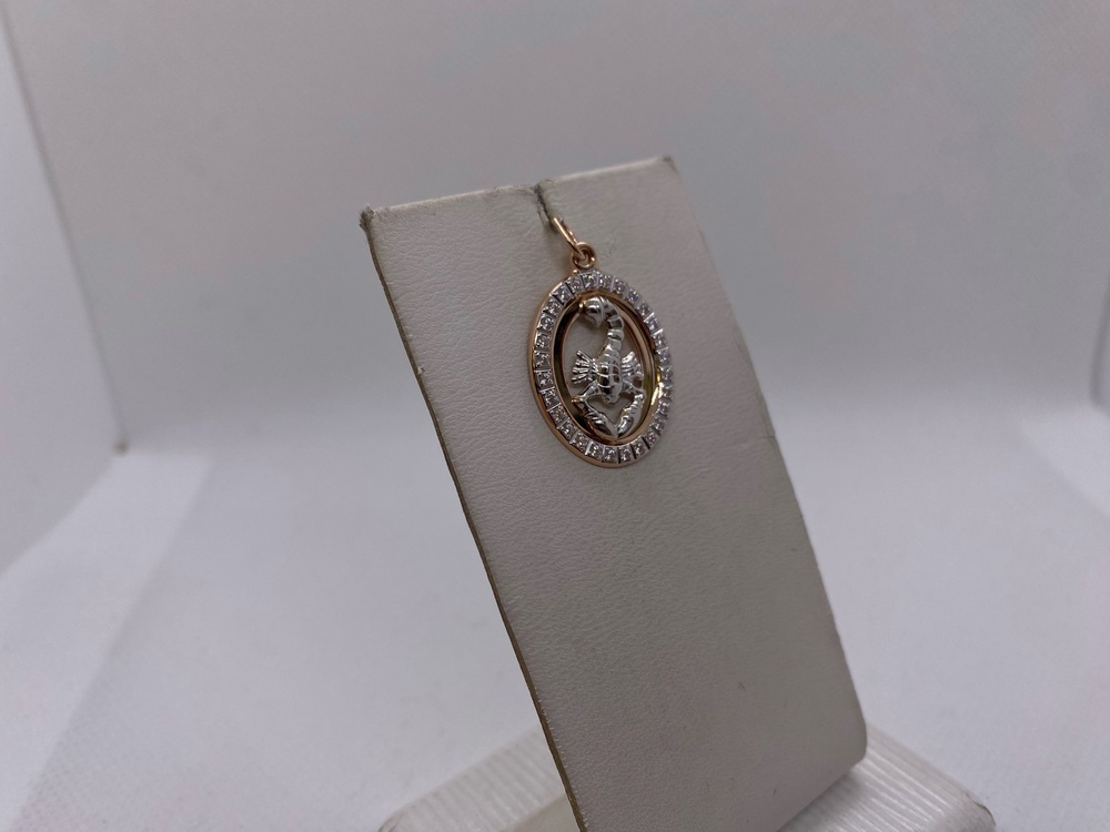 ПОДВЕСКА ЗНАК ЗОДИАКА СКОРПИОН (Au 585)