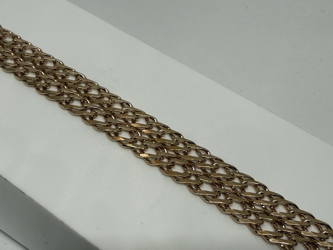 ЦЛР2585 ЦЕПЬ ПОЛНОВЕСНАЯ Ромб двойной (Au 585)