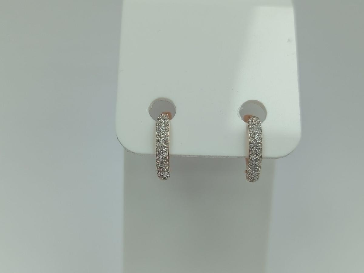 СКМИ585 СЕРЬГИ С КАМНЯМИ (Au 585)