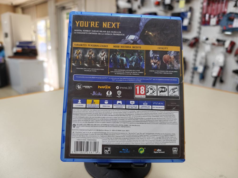 Игра Playstation 4 Mortal Kombat 11
