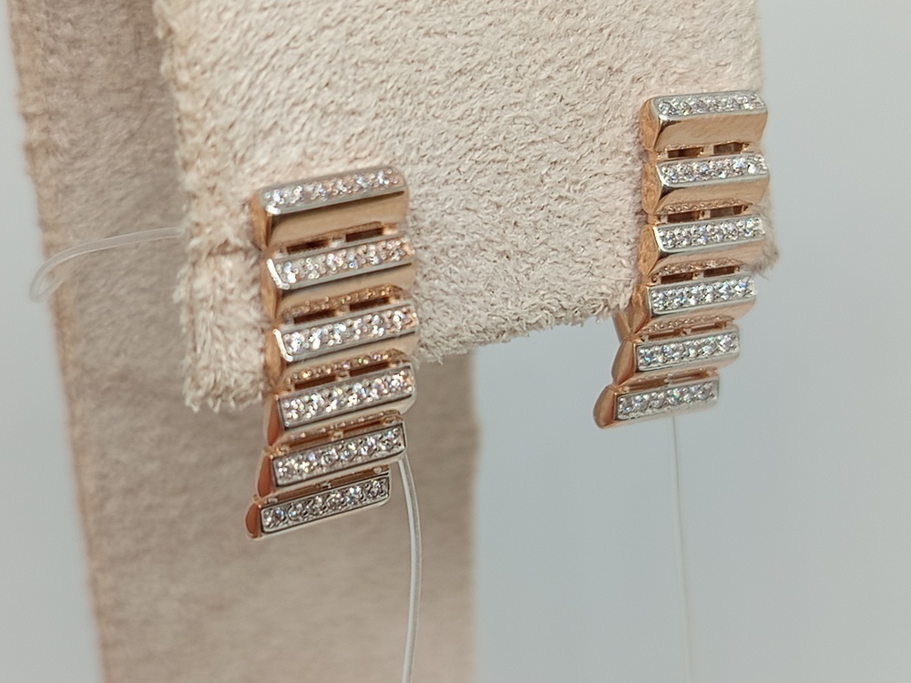 СЕРЬГИ С КАМНЯМИ (Au 585)