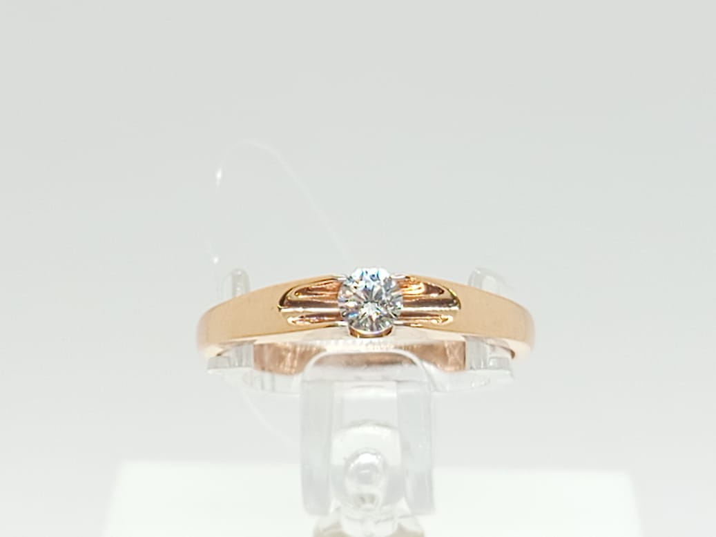 КОЛЬЦО С КАМНЕМ (Au 585)