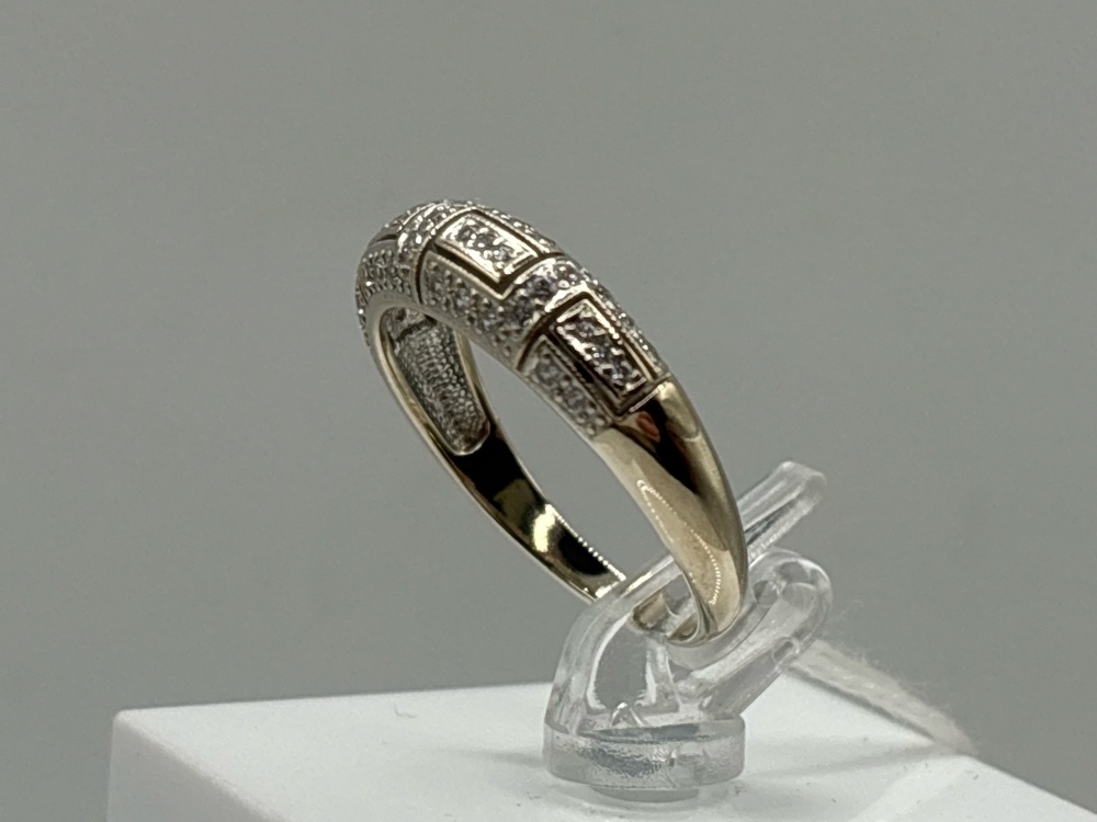 КОЛКМИ585 КОЛЬЦО С КАМНЯМИ (Au 585)