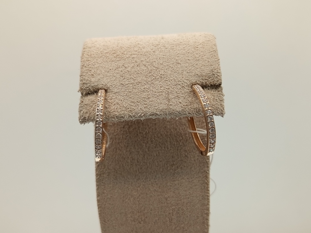 СКМИ585 СЕРЬГИ С КАМНЯМИ (Au 585)