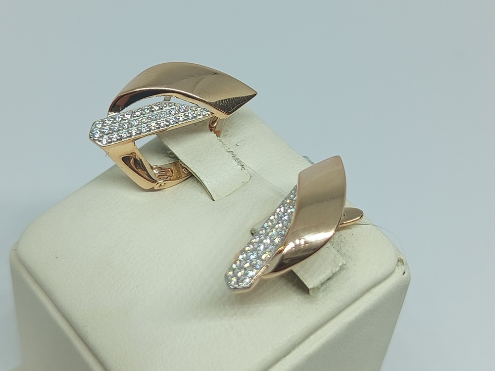 СЕРЬГИ С КАМНЯМИ (Au 585)