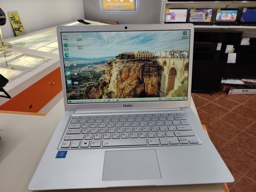 Ноутбук Haier A1410EM; Celeron N4000, Intel UHD Graphics 600, 4 Гб, 64 Гб, Нет