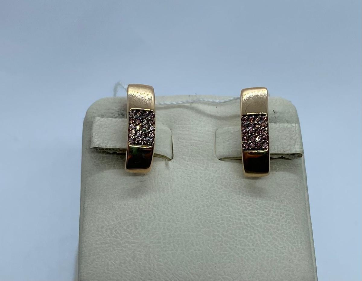 СЕРЬГИ С КАМНЯМИ (Au 585)