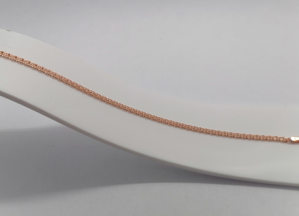 7040200-17 БРАСЛЕТ ПОЛНОВЕСНЫЙ Бисмарк (Au 585)