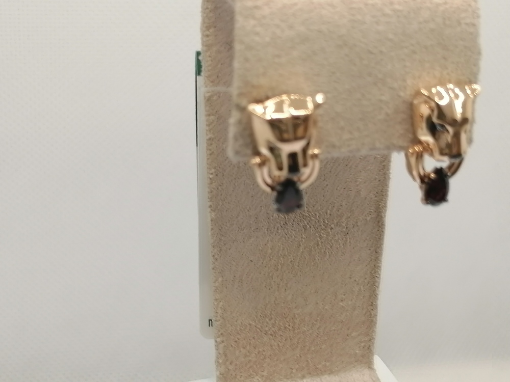 СЕРЬГИ ГРАНАТ (Au 585)