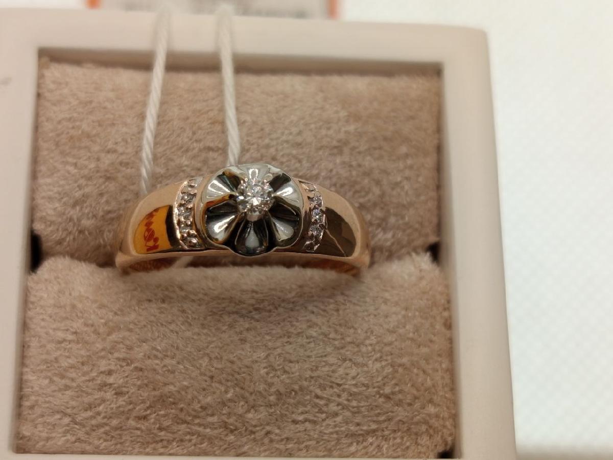 КОЛЬЦО БРИЛЛИАНТ Au 585