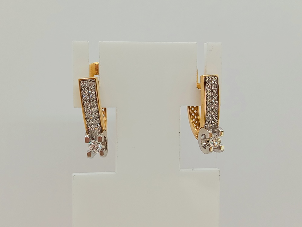 СЕРЬГИ БРИЛЛИАНТ (Au 585)