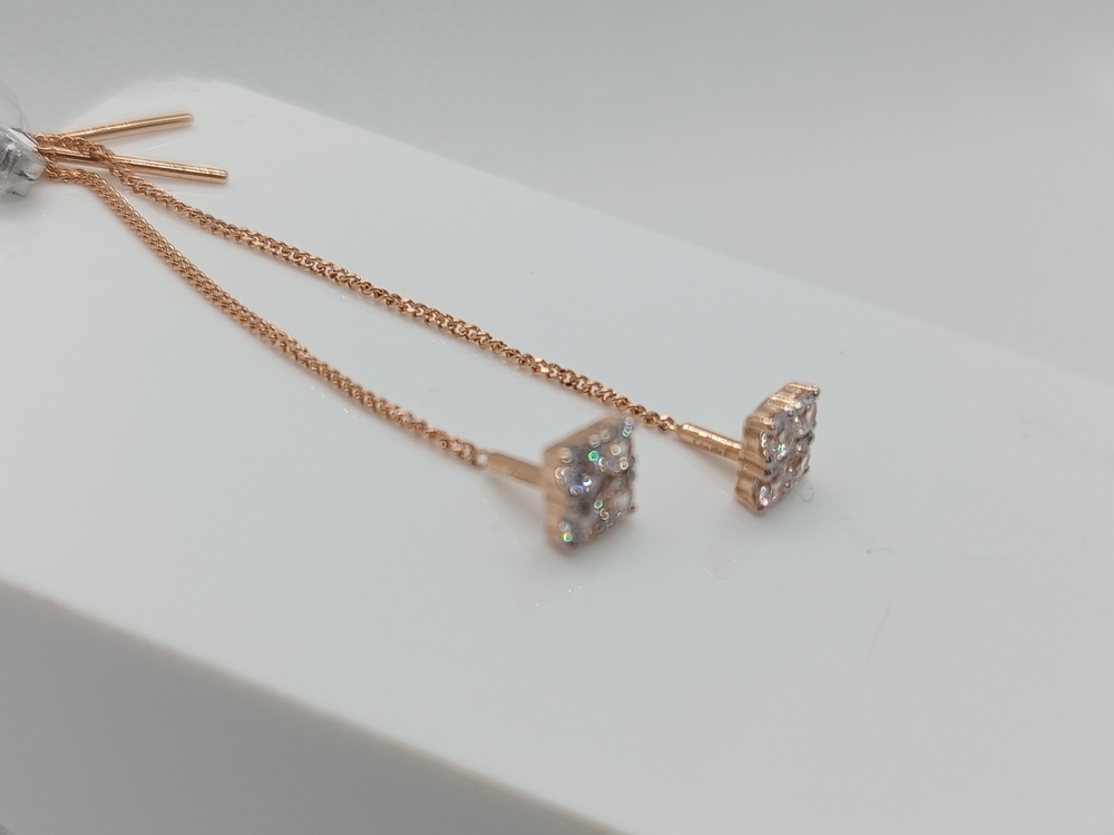 СЕРЬГИ С КАМНЯМИ (Au 585)