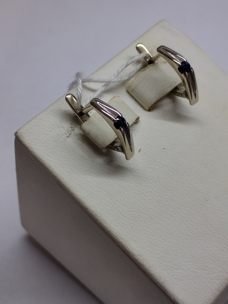 СЕРЬГИ С КАМНЕМ (Au 585)