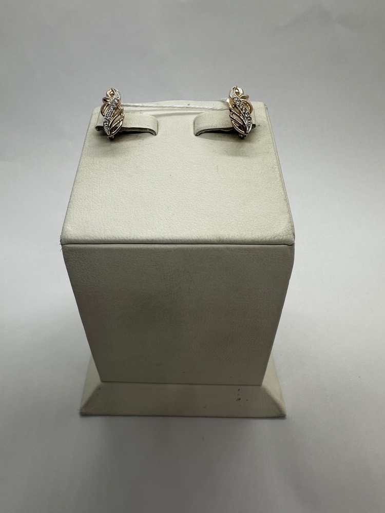 СКМИ585 СЕРЬГИ С КАМНЯМИ (Au 585)