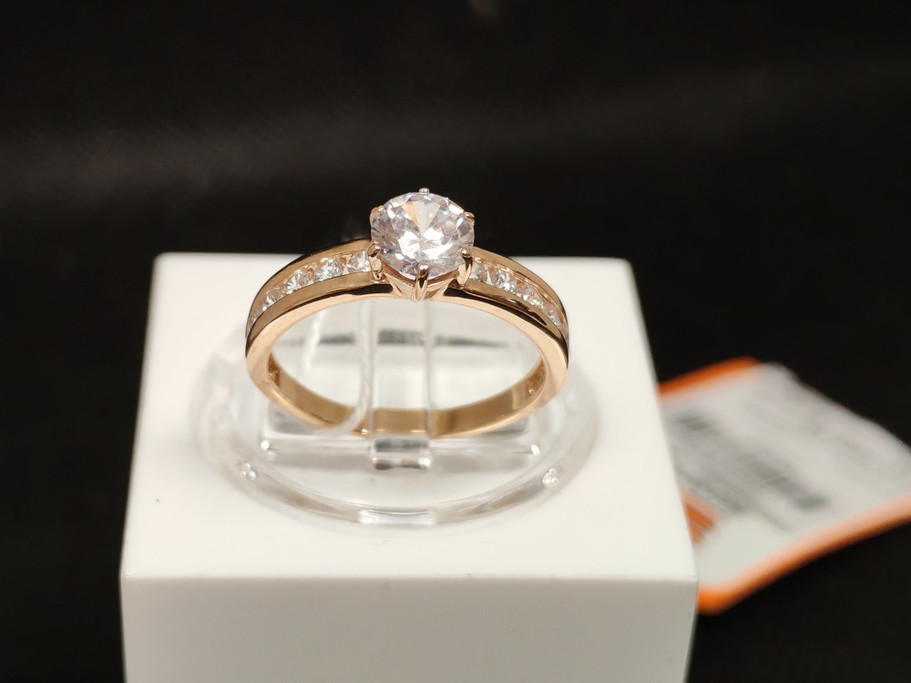 КОЛКМИ585 КОЛЬЦО С КАМНЯМИ (Au 585)