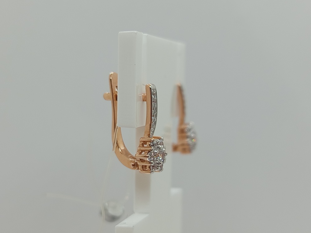 СЕРЬГИ С КАМНЯМИ (Au 585)