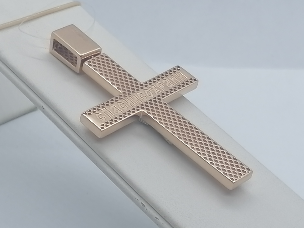 ПОДВЕСКА КРЕСТ без камня (Au 585)