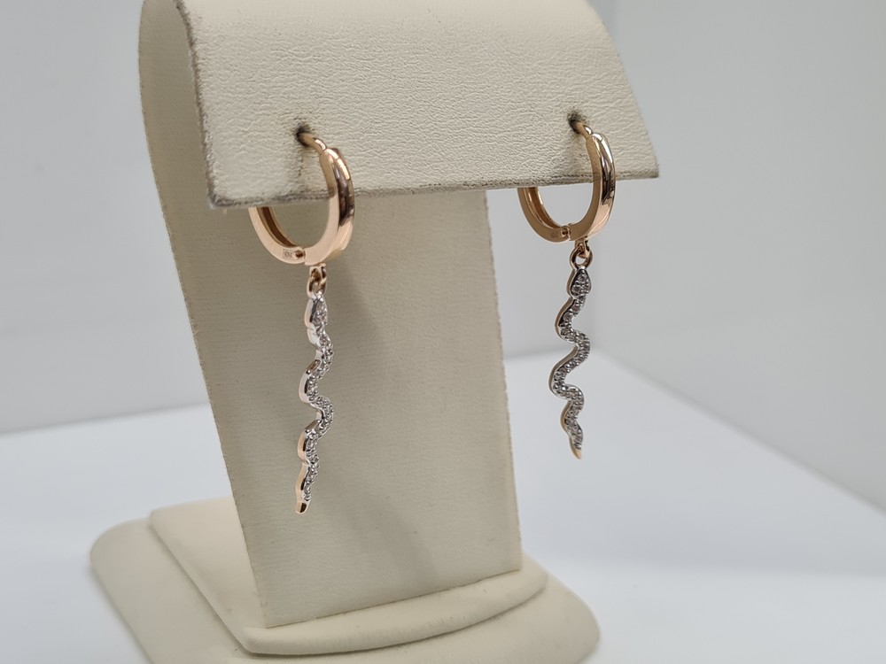 СЕРЬГИ С КАМНЯМИ (Au 585)