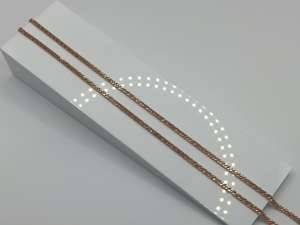 ЦПР2585 ЦЕПЬ ПУСТОТЕЛАЯ Ромб двойной (Au 585)