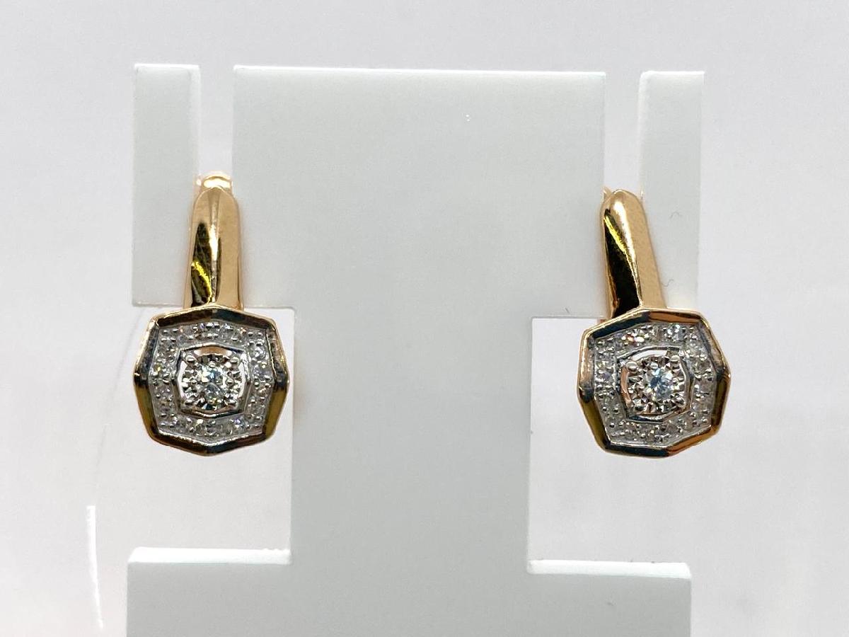 СЕРЬГИ БРИЛЛИАНТ (Au 585)