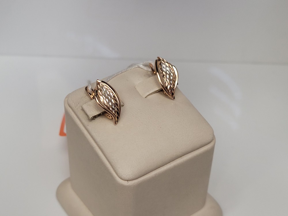 СБКМ585 СЕРЬГИ БЕЗ КАМНЯ (Au 585) СБКМ585 СЕРЬГИ БЕЗ КАМНЯ (Au 585)