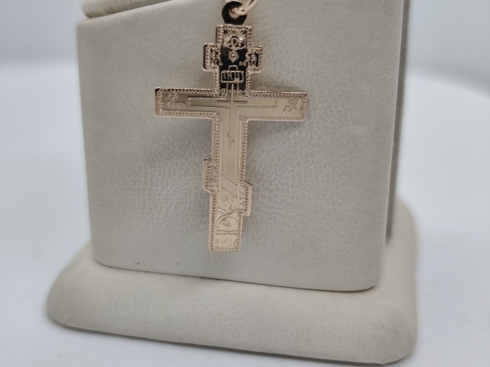 ПОДВЕСКА КРЕСТ без камня (Au 585)