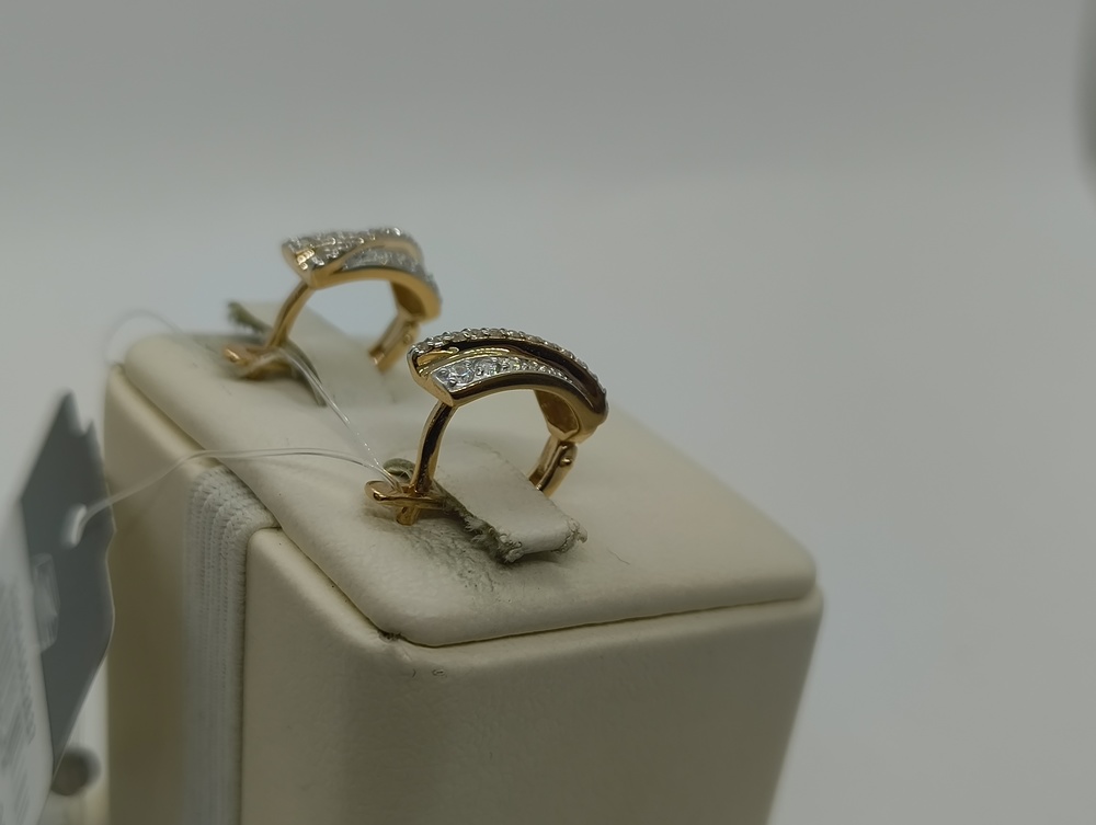 СЕРЬГИ С КАМНЯМИ (Au 585)