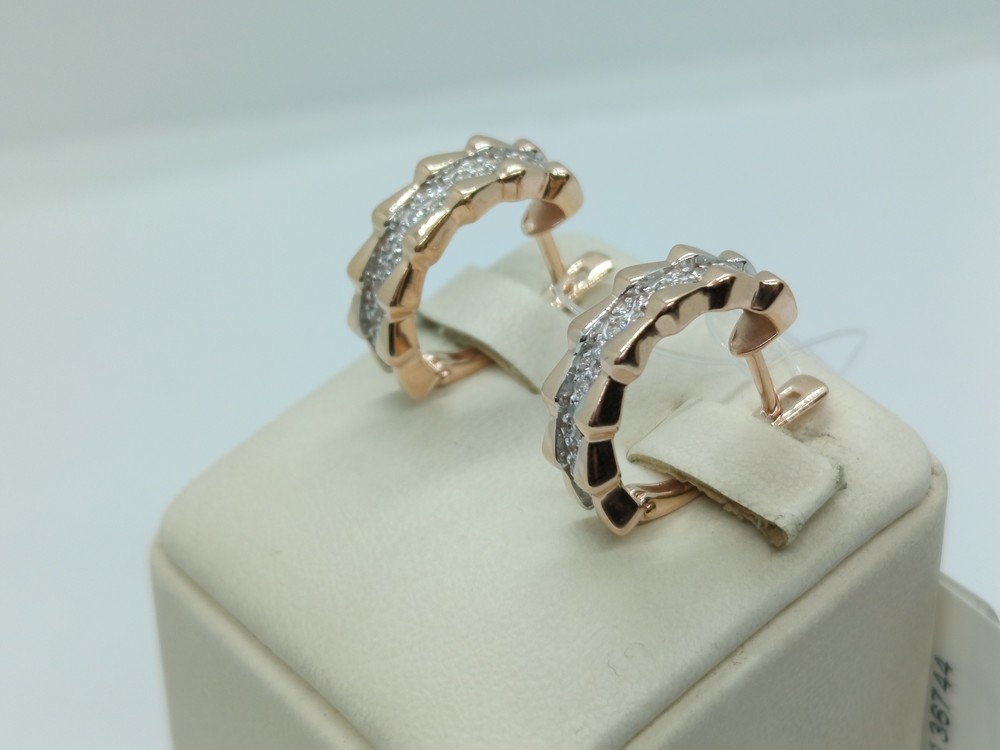 СЕРЬГИ С КАМНЯМИ (Au 585)