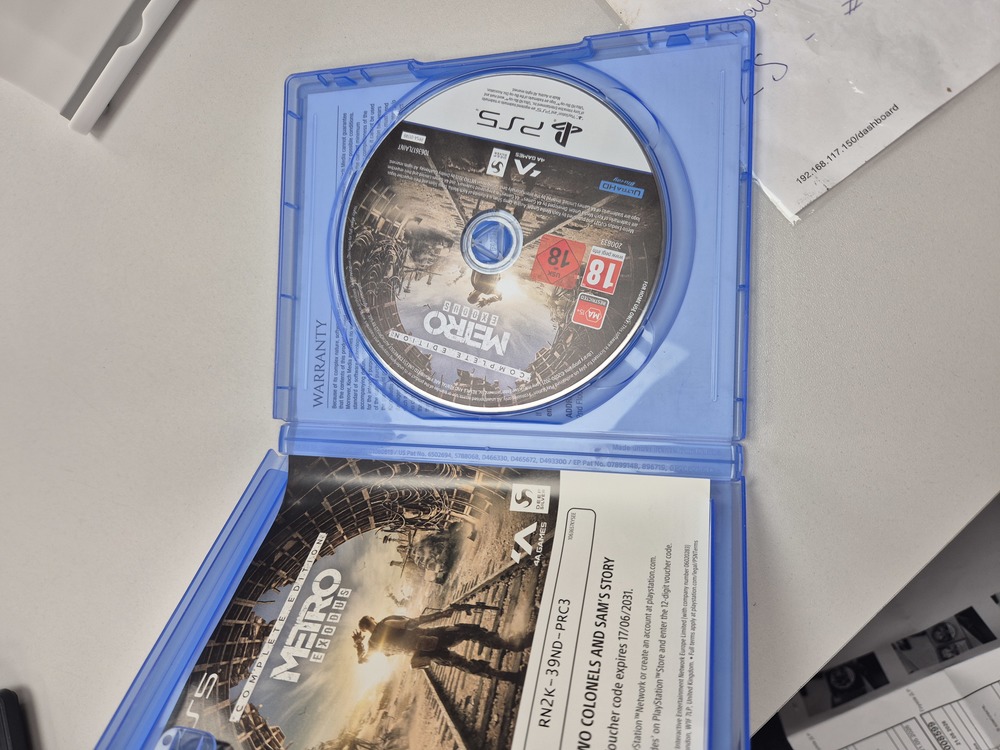 Игра Playstation 5 Metro Exodus