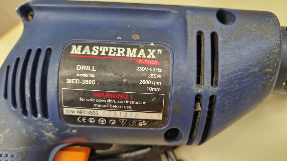 Дрель-безударная MasterMax MED-3805