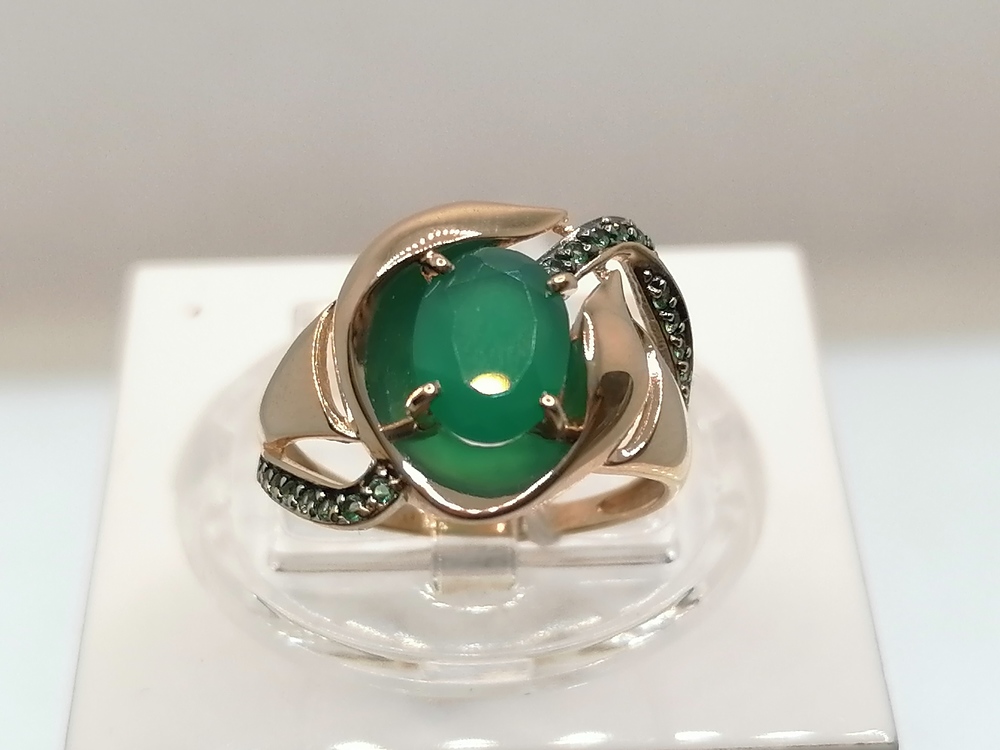 КОЛКМИ585 КОЛЬЦО С КАМНЯМИ (Au 585)