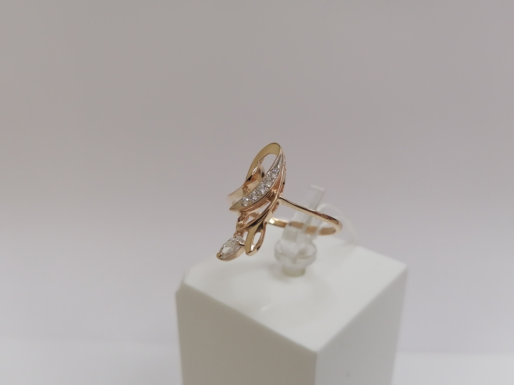 КОЛКМИ585 КОЛЬЦО С КАМНЯМИ (Au 585)