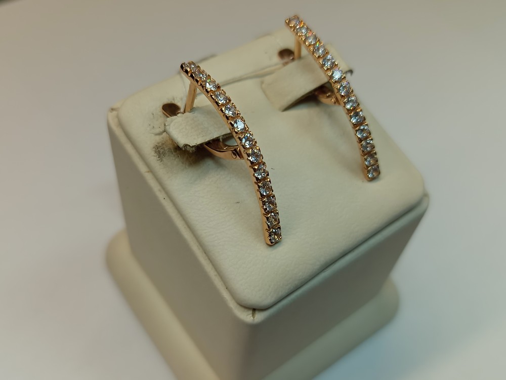 СЕРЬГИ С КАМНЯМИ (Au 585)