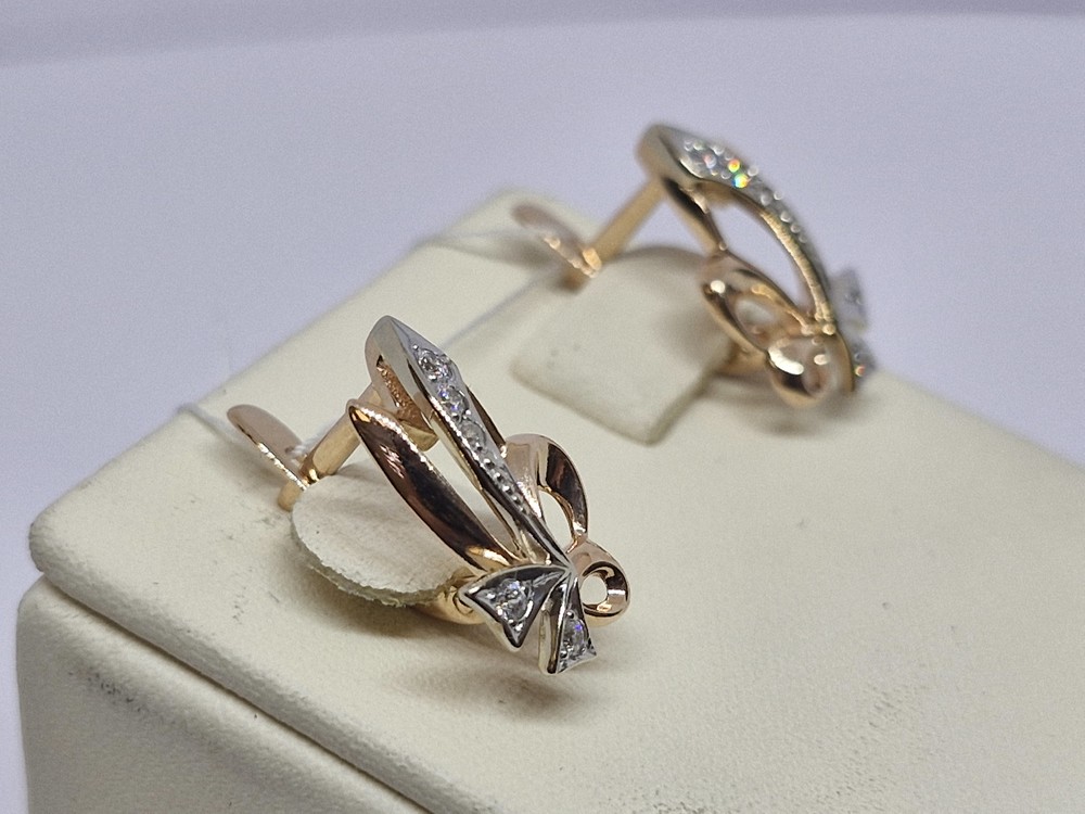 СЕРЬГИ С КАМНЯМИ (Au 585)