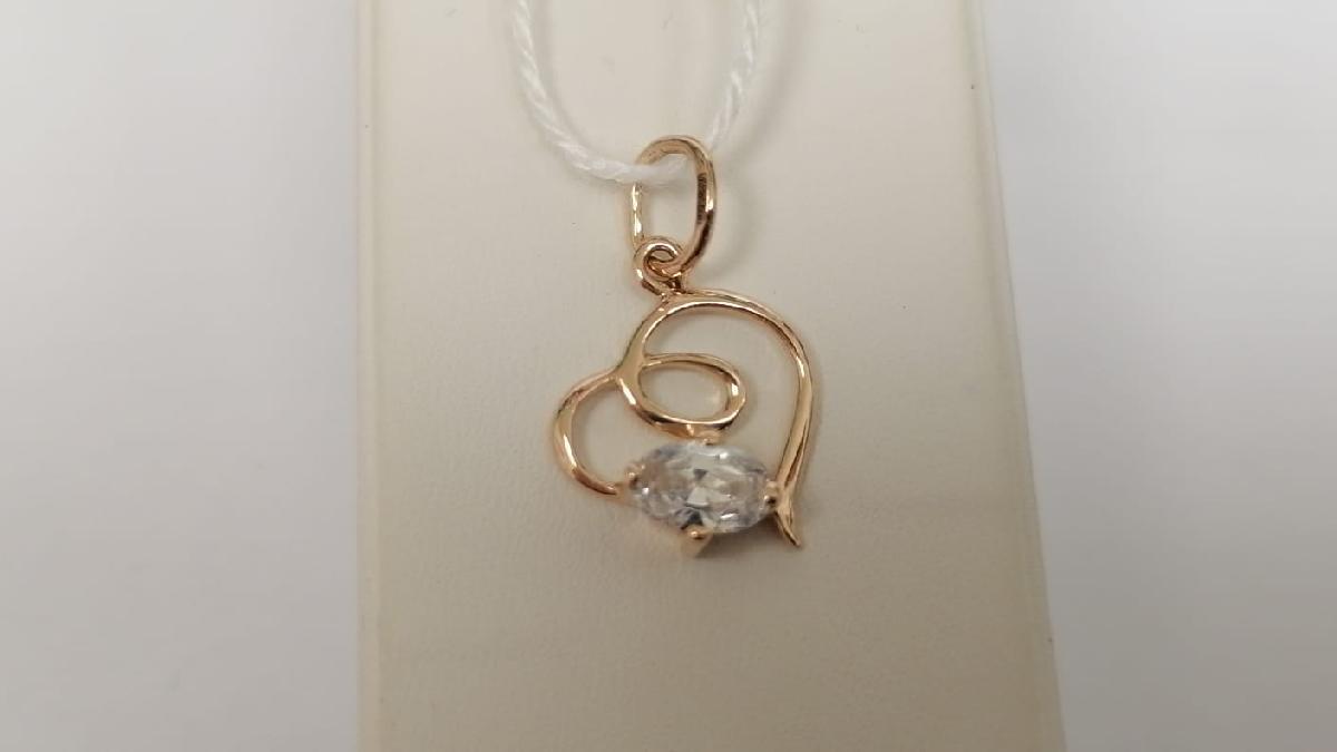 ПОДВЕСКА С КАМНЕМ (Au 585)