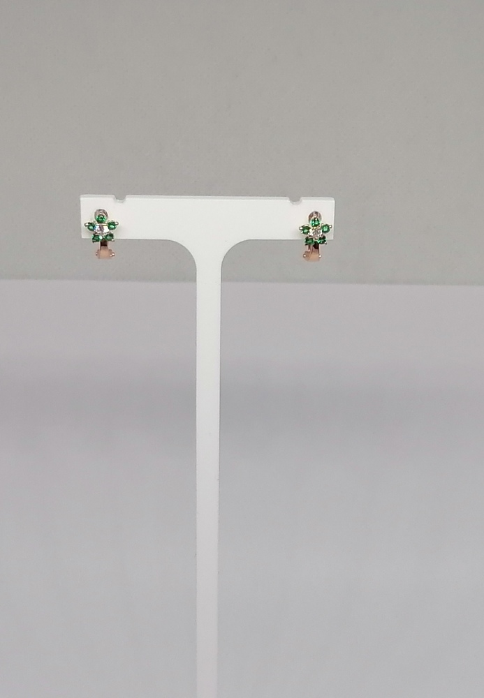 СКМИ585 СЕРЬГИ С КАМНЯМИ (Au 585)