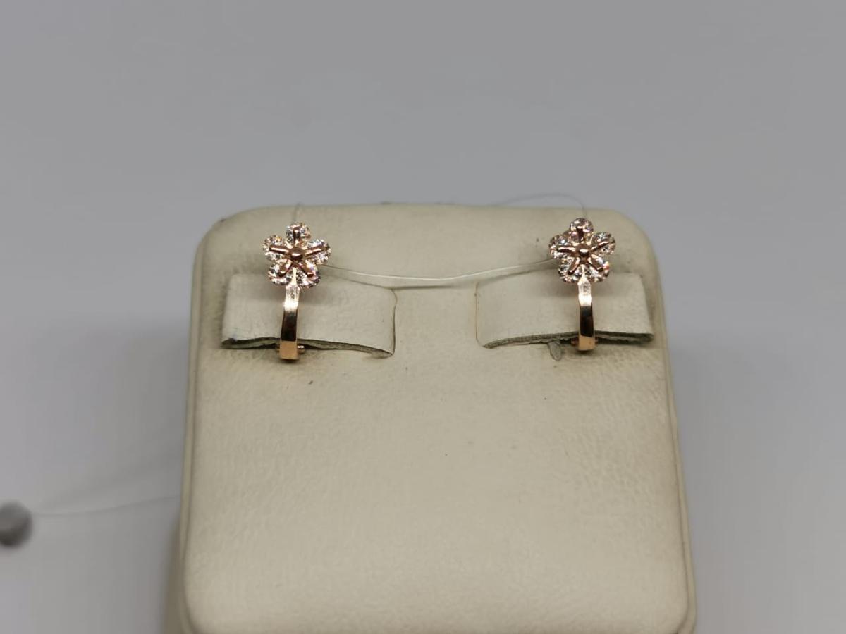 СЕРЬГИ С КАМНЯМИ (Au 585)