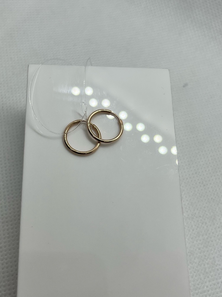 СЕРЬГИ КОНГО без камня (Au 585)