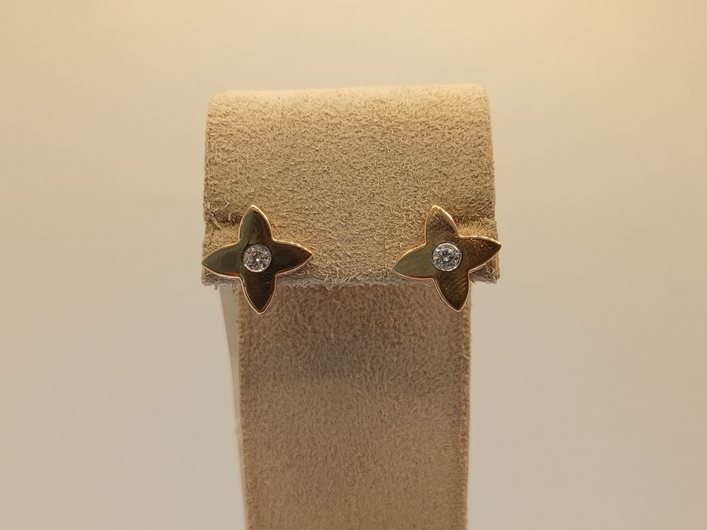 СЕРЬГИ С КАМНЯМИ (Au 585)