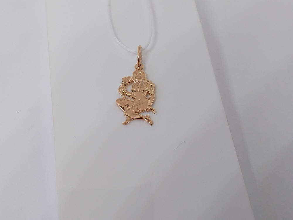 ПОДВЕСКА ЗНАК ЗОДИАКА ДЕВА Au 585