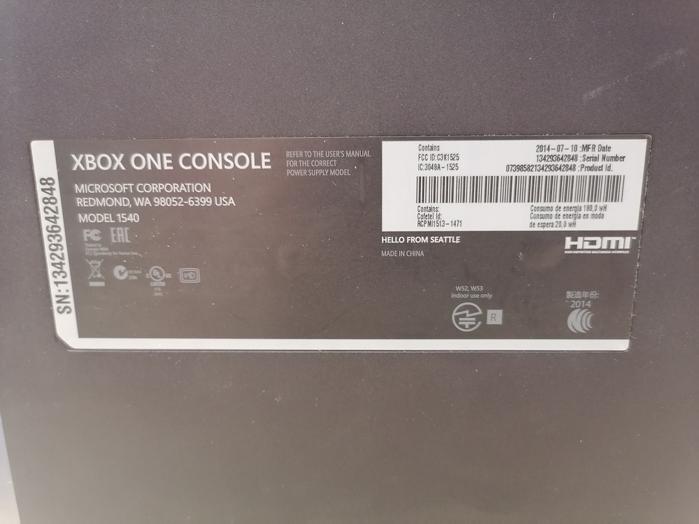 Игровая приставка Xbox One 500Gb