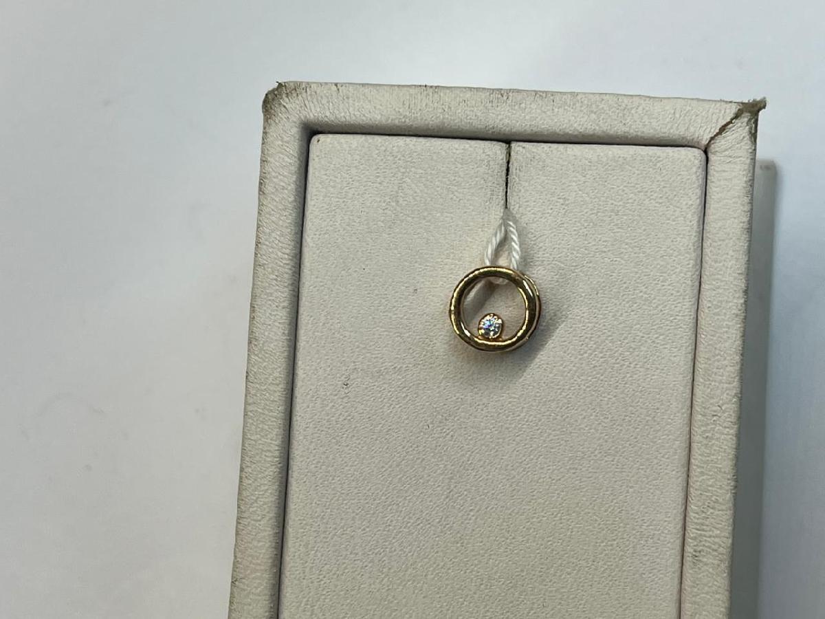 ПОДКМ585 ПОДВЕСКА С КАМНЕМ (Au 585)