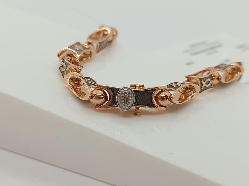 808-02118-10-00-00-00 БРАСЛЕТ ФАНТАЗИЯ без камня (Au 585)